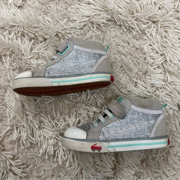 See Kai Run Other - 3/$25 See Kai Run Silver High Top Sneakers